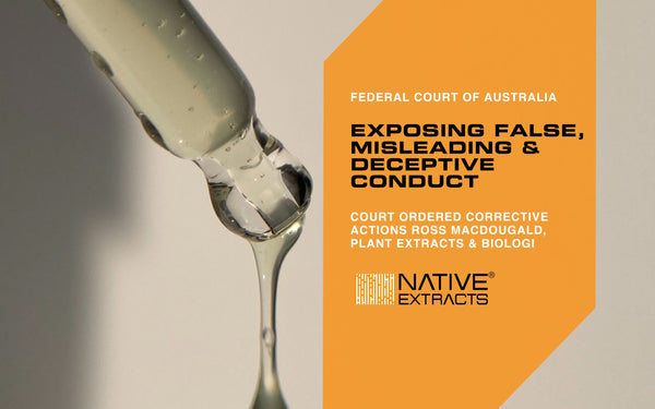 Ross Macdougald Plant Extracts and Biologi Court Ordered Corrective Actions