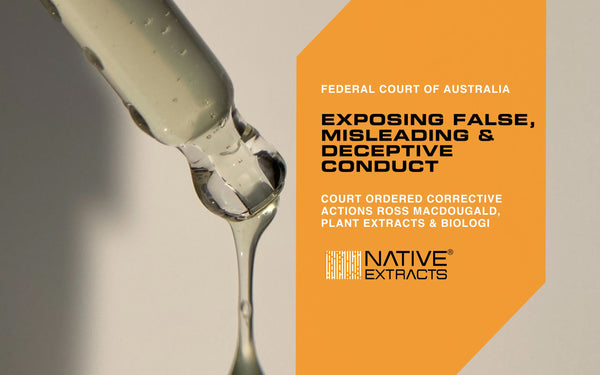 Ross Macdougald Plant Extracts and Biologi Court Ordered Corrective Actions