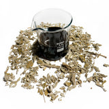 A beaker of Native Extracts Sage Cellular Extract ingredient for cosmetics and skincare.