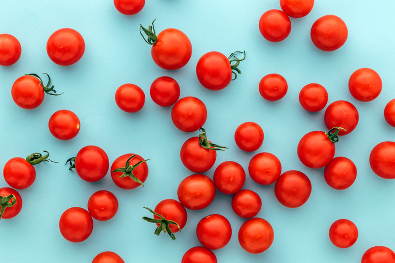 Tomatoes (pictured) are upcycled into Red Velvet Oil® (Tomato Seed Oil) and can be used in cosmetics and skincare.